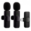 تصویر  میکروفن یقه ای بی سیم مدل K9 Dual Type-C بسته 2 عددی