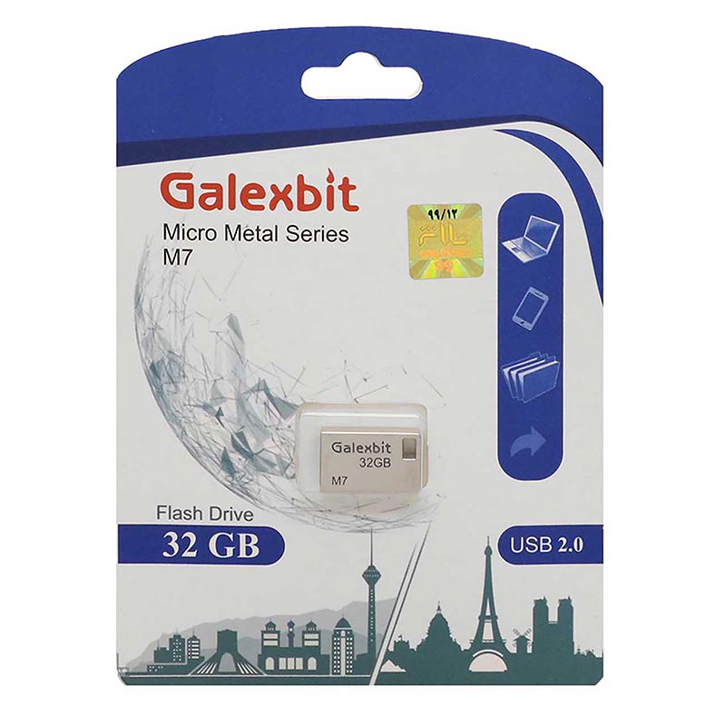 تصویر  فلش مموری Galexbit مدل M7 با ظرفیت 32 گیگابایت (گارانتی مادام العمر)